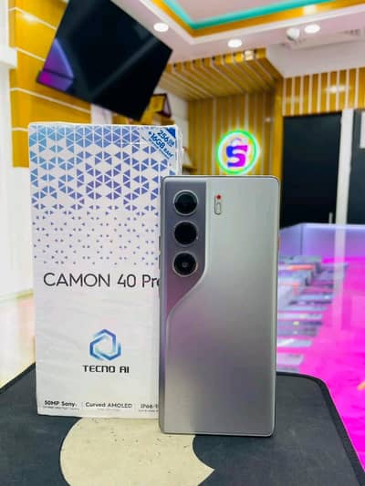 Tecno CAMON 40 Pro 16gb ram 256gb memery=0324=8193=115