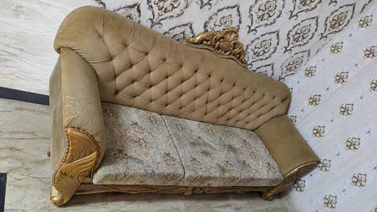Royal Golden Carving Sofa  Elegant Design