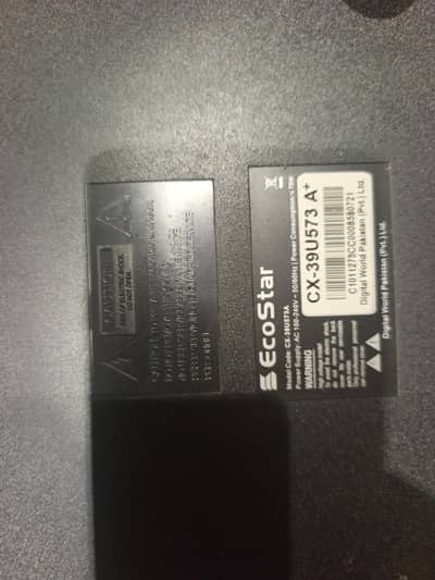 Eco star LED TV 39 inch