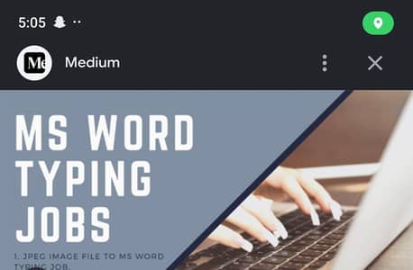 online job required