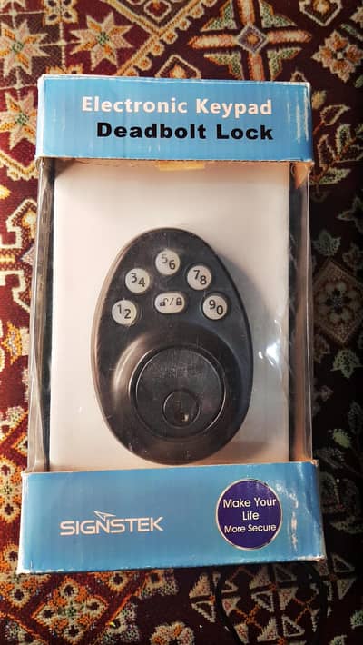 Electronic Keypad Digital Door Lock – Auto Lock & Key Access
