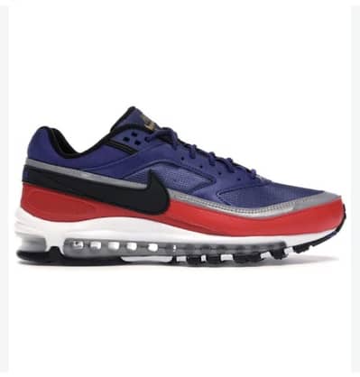 Nike Air Max 97/BW _ Deep Royal Blue, Black _ University Red  Sneakers