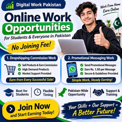 work opportunities with zero deposit.