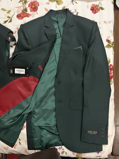 Zara Men Gents 3 Peice Suit for Formal Gatherings Size 34