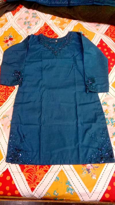 Trending Three piece fancy dress in very new condition
