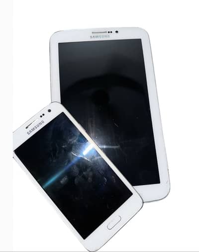 Samsung Phone + Samsung Tab 3 (White) – Combo Deal