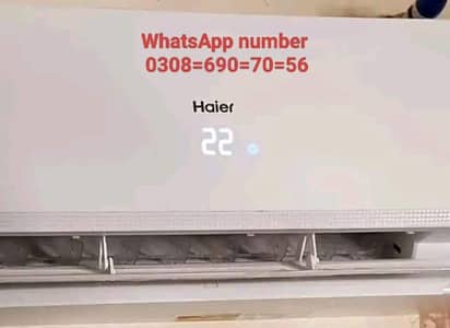 Haire AC DC inverter 1.5 Ton good working hai