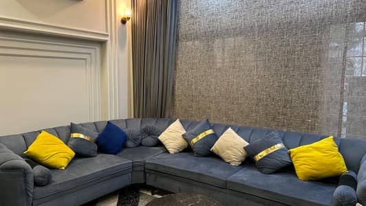Premium 10-Seater L-Shaped Sofa Set + Matching 2-Seater Settee