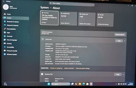 Dell Precision Core i9 11th gen 5560 32 gb 4gb graphics 1tb storage