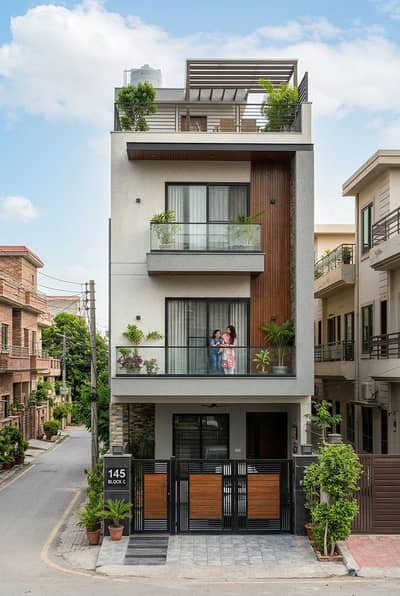 5 Marla 4-Bedrooms House For Sale In Khayaban-E-Zafar, Pine Avenue Road Near Lake City Interchange, Lahore | 2-Year Easy Instalment Plan