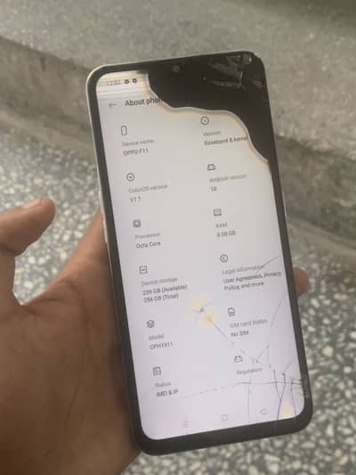 OPPO F11 8 gb. 256gb nan pta