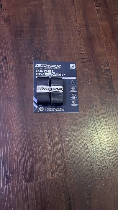 Title: GRIPX Padel Overgrip – 2 PCS (Black) and( white)