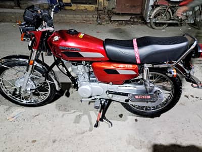 honda cg 125 red