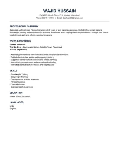gym trainer personal fitness instructor