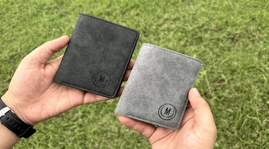 Slim Wallet For Boys - Soft Quality - 4 Colors Available