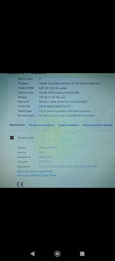 HP 440 G5 Ci5 8th Gen