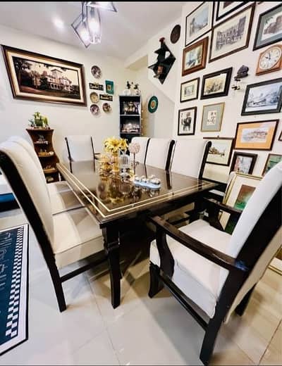 8 Seater Luxury Dining Table Set for Sale