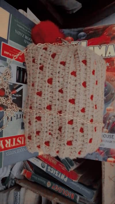 Handmade crochet bag