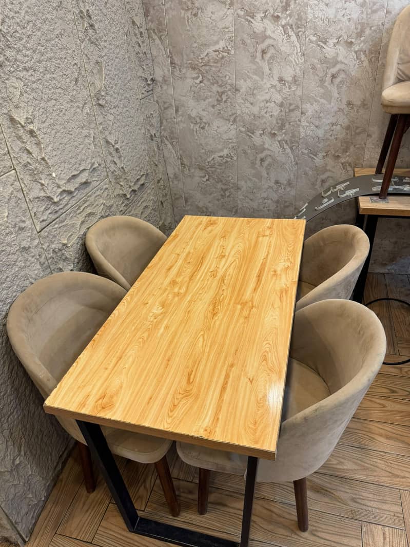 1 Large Table+ 4 chairs 6