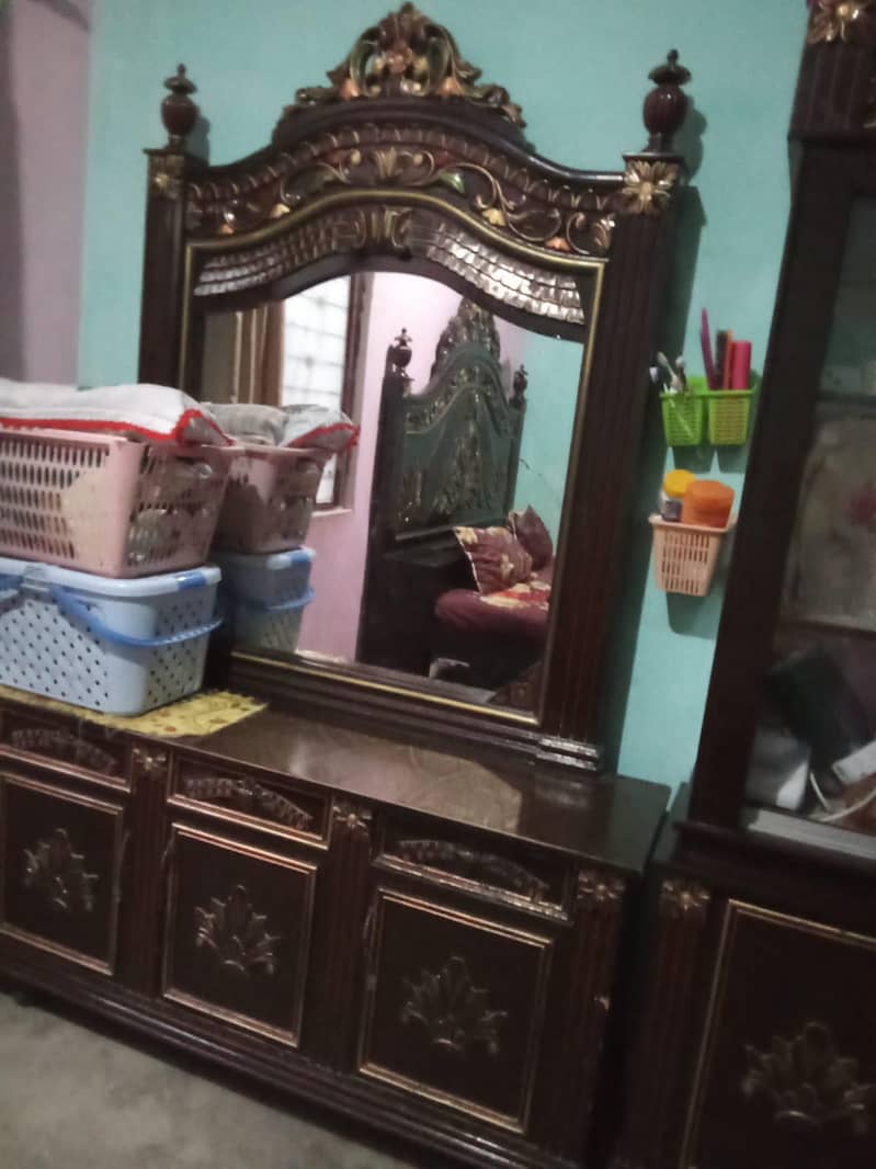king bed set king show case dressing table 1