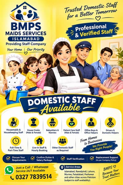 Housemaids,Babysitting,Househelpers,Cooks,Drivers,PatientCare,Staff