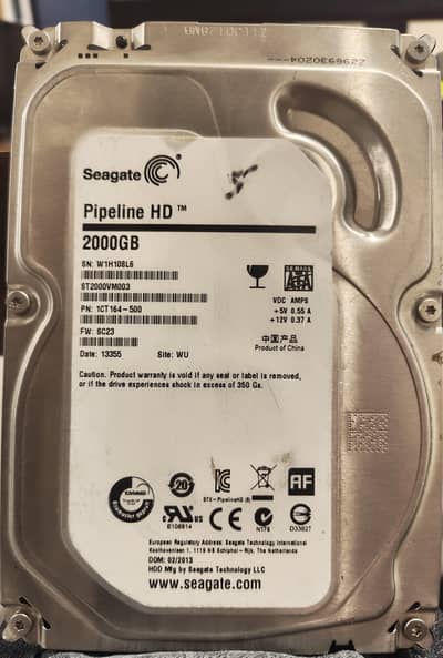 2tb Seagate harddrive working but health 5%