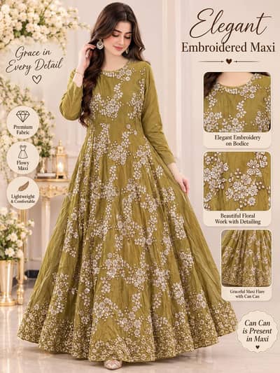 Olive Green Maxi