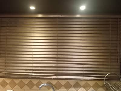 wooden blind