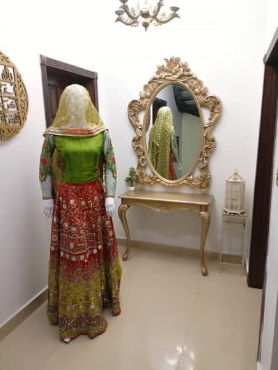 Mehndi Lehenga