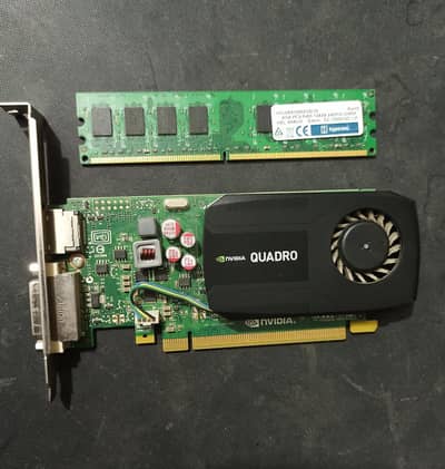 Nvidia Quadro K600 1GB DDR3 HP Branded + 2GB Ram
