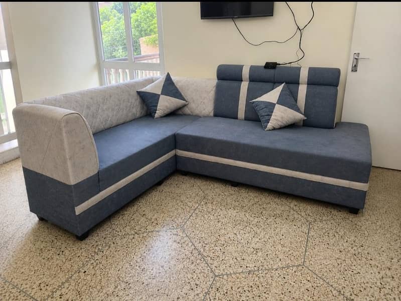 Elegant L Shaped Sofa for Sale – Used, Excellent Condition 1