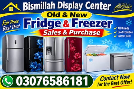 Fridge Sale & purchase, old & new sale us in fair price