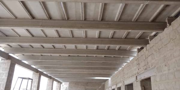 Control shed roof/Boundary wall/Precast boundary wall/Girders/slabs