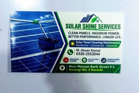 Solar Panel Washing & Cleaning Services – All Karachi
