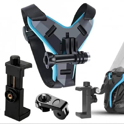 Helmet Mount For Mobile And Action Camera