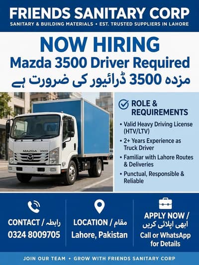 Need Mazda Driver
