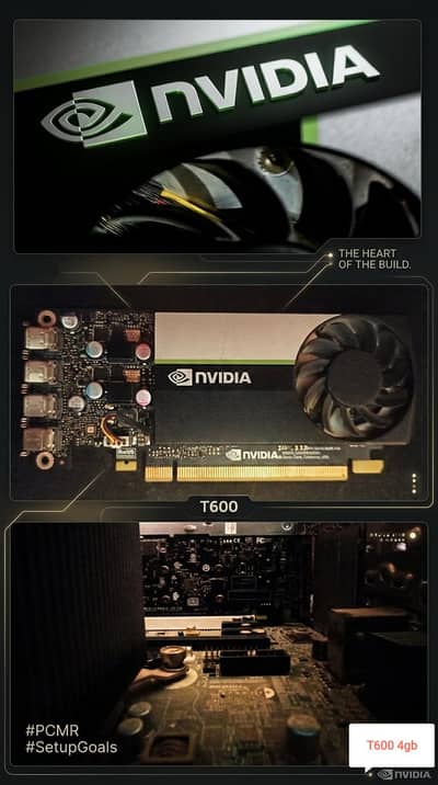 Nvidia T600 4gb GDDR6 (9/10) condition. workstation and gaming gpu
