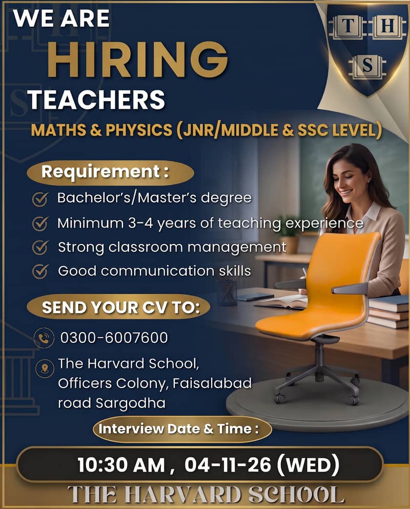 MATHS & PHY TEACHER 0