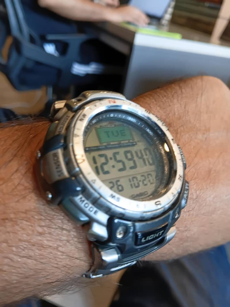 casio protrek titanium trippel censor 0