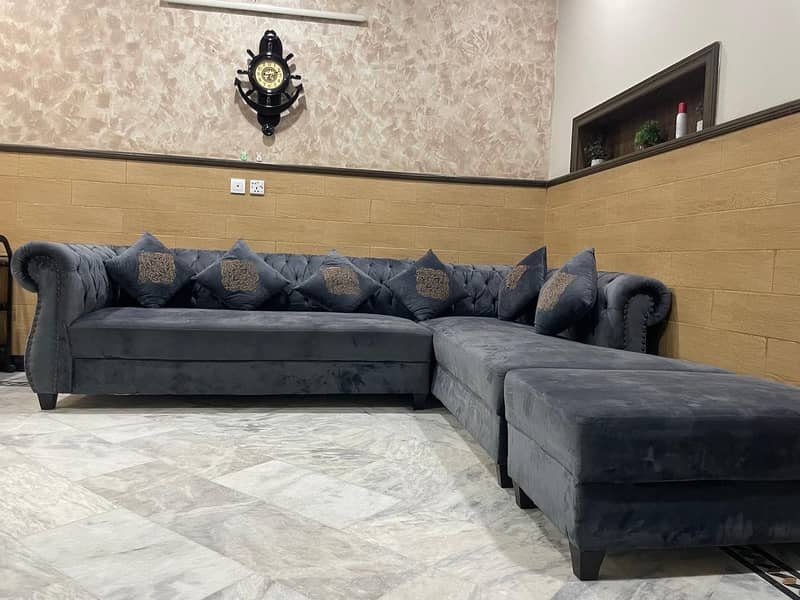 Grey sofa set 3