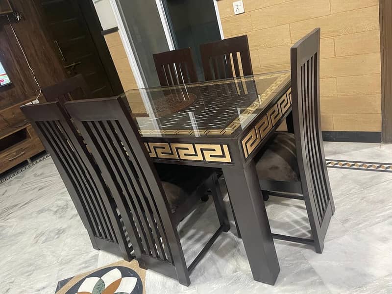 Wooden dining table 2