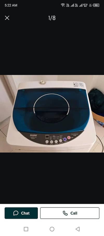 Haier washing machine