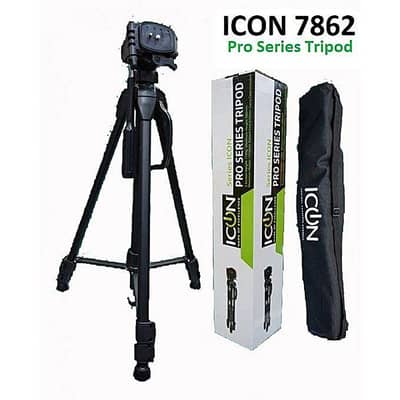 IC-7862 Adjustable mobile tripod stand - 6 feet height | Strong & port