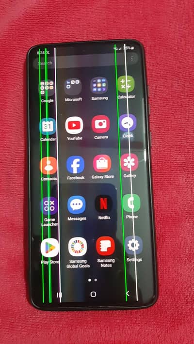 Samsung Galaxy S20+ 5G (12GB/128GB) Non-PTA with Box - Screen Lines