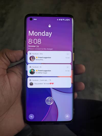 one plus 8 pro all ok urgent sale no dot shade genuine mobile
