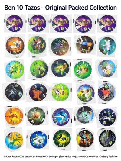 Cheetos Ben 10 Tazos - 90s Memories