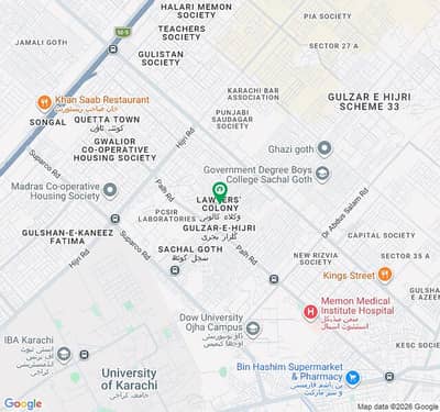 133sq Yards Plot For Sale Sachal Sarmast Society Scheme 33