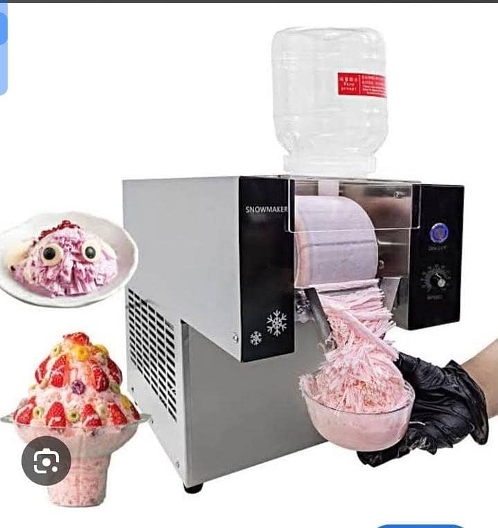 Snowflake ice cream maker machine 1