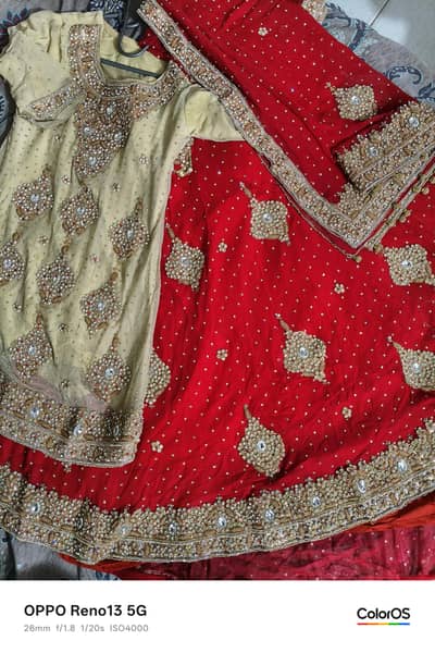 Lenhga For sale Red colour just 1 time use