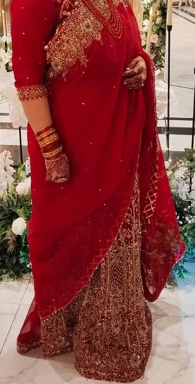 bridal lehanga maxi